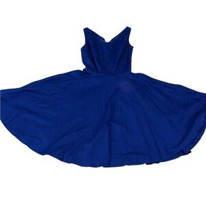 Pinup Couture Blue Sleeveless Dress Size Small
